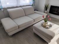 Sofa 3 Sitzer mit passendem Hocker Hessen - Dornburg Vorschau