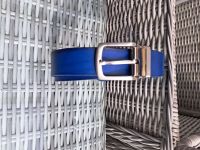 Ledergürtel aus Rindvollleder breite 34mm blau 115cm lang Nordrhein-Westfalen - Engelskirchen Vorschau