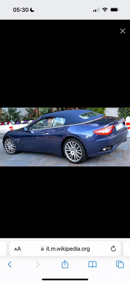 Suche Maserati Grancabrio-granturismo in Zahlung Maserati 3200gt in Donauwörth