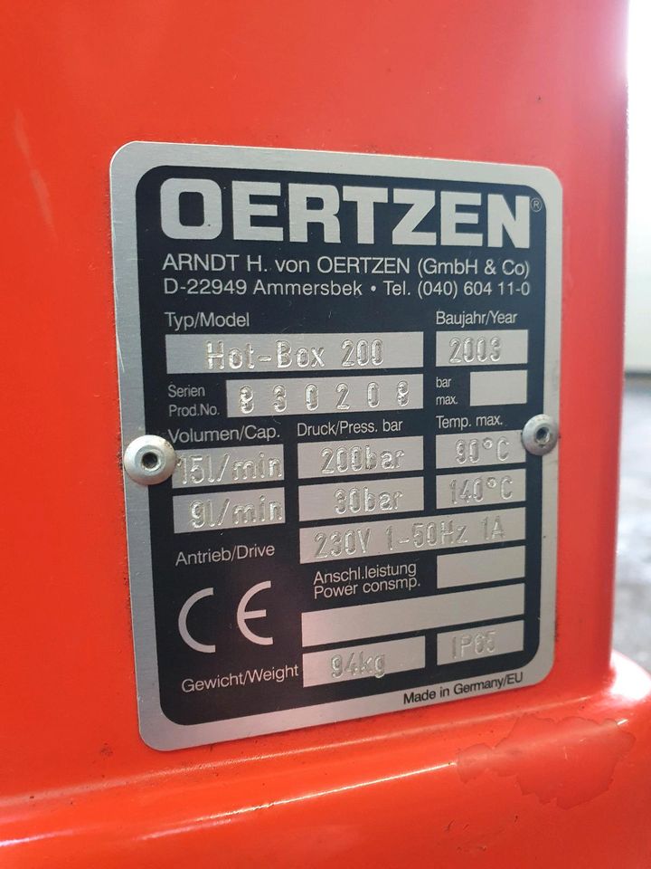 Oertzen Hot Box 200 Hochdruckreiniger Kärcher Heizgerät in Westerland