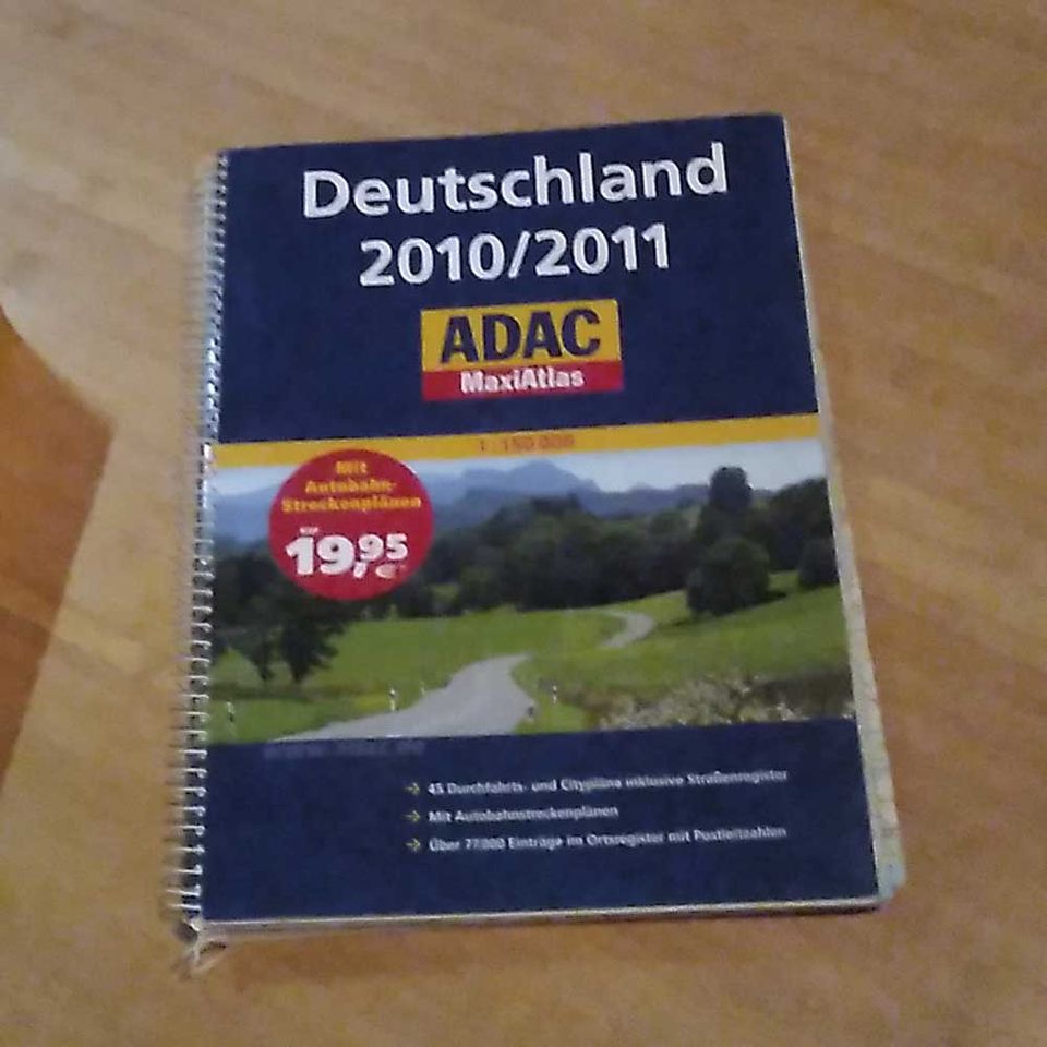 Deutschland 2020/2011 ADAC MaxiAtlas in Plate