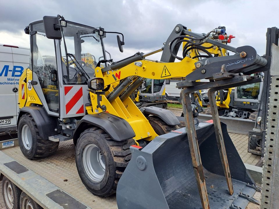 Vermietung Kompakt Radlader Hoflader Wacker Weidemann in Hettstedt