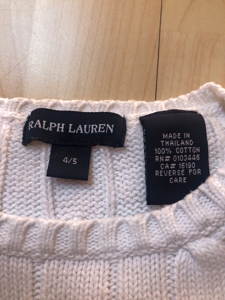 Ralph Lauren Mädchen-Pullover 4/5 in Reichersbeuern