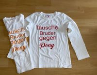 Shirt mit Spruch Gr 128 (Zwillinge, Einling) Nordrhein-Westfalen - Kerpen Vorschau