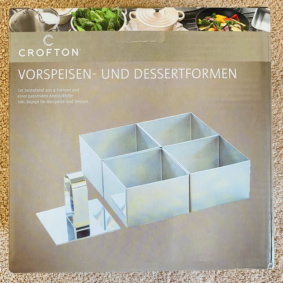 Crofton Dessertformen aus Edelstahl *NEU* in Frankfurt am Main