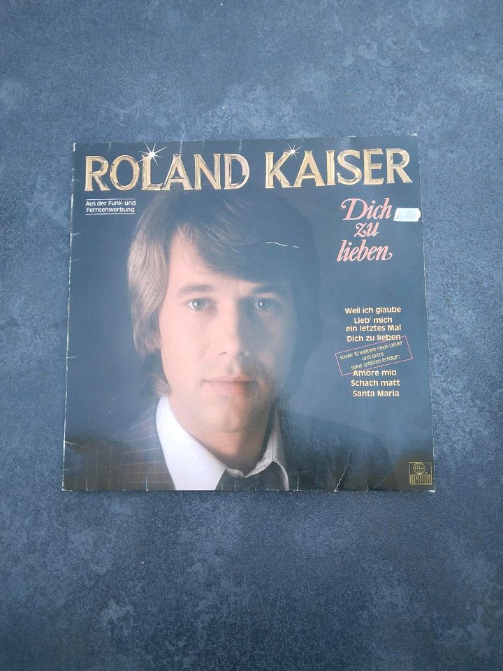 Roland Kaiser Schallplatte - Dich zu lieben in Aalen