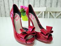 Rote Vintage Pumps Dresden - Südvorstadt-Ost Vorschau