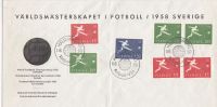 offiz. Brief Fussball WM 1958 Schweden Eimsbüttel - Hamburg Niendorf Vorschau