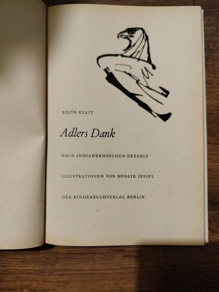 DDR Kinderbuch Adlers Dank Edith Klatt 5. Auflage in Chemnitz