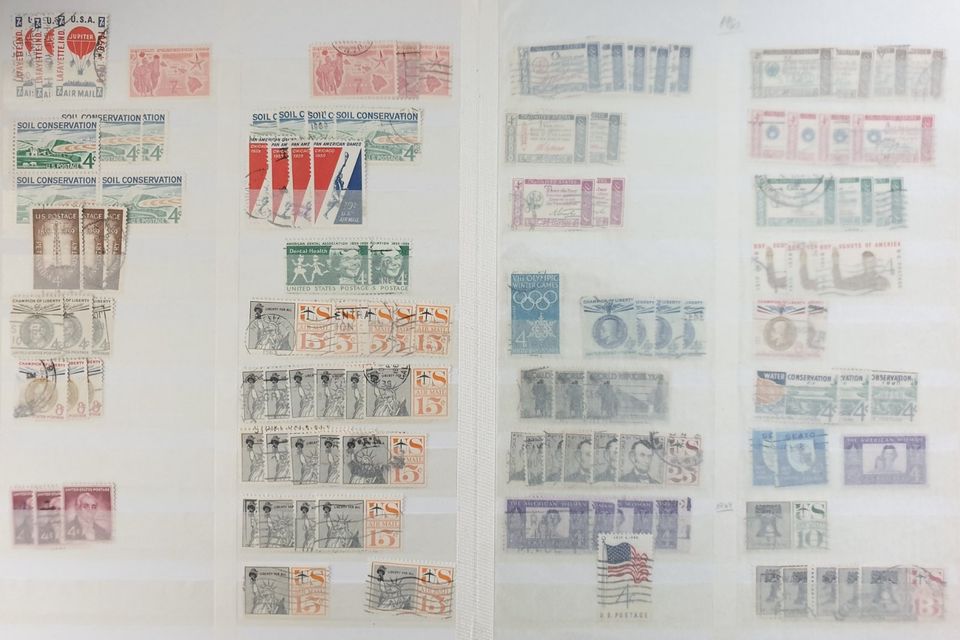 Briefmarken - USA Sammlung auf 32 Seiten in Filderstadt