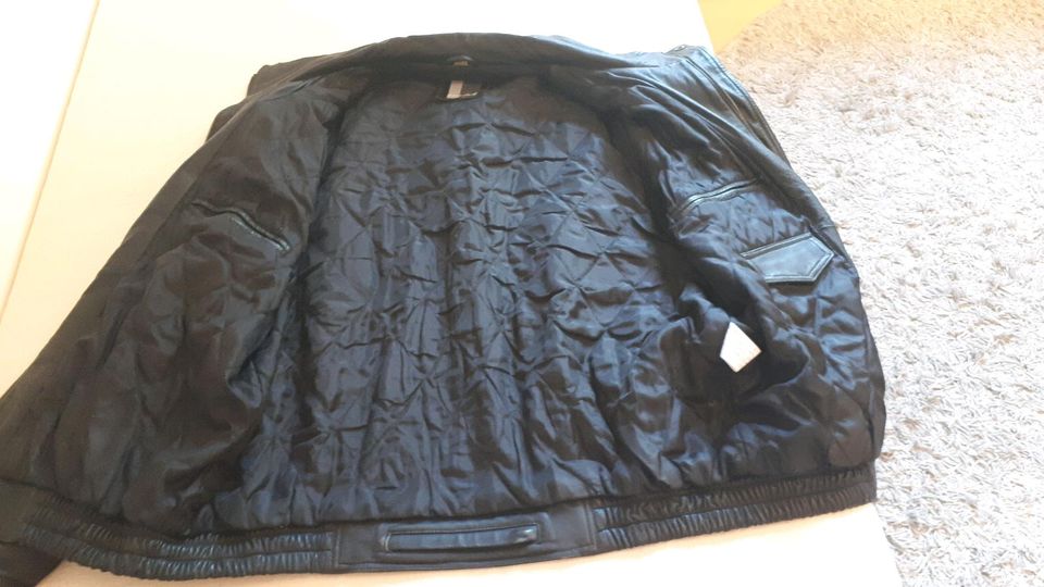 Lederjacke von Henry Morell schwarz Männerjacke Weste Jacke in Reinbek