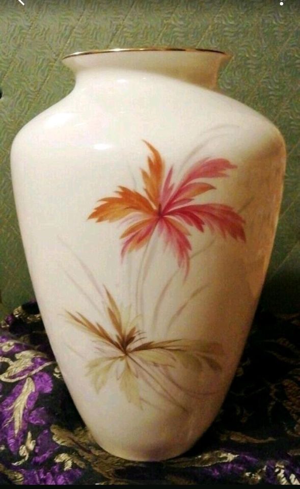 Hutschenreuther Bodenvase, 50er, vintage, 50er, Vase in Rabenau