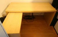 Ikea Schreibtisch Malm mit extra Schrank Güstrow - Landkreis - Güstrow Vorschau