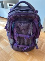 Satch Schulrucksack lila mit Blumenmuster + Regenschutz Kr. München - Haar Vorschau