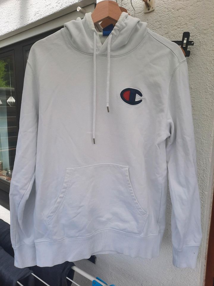 Champion Kapuzen-Sweatshirt weiß in Wolfratshausen