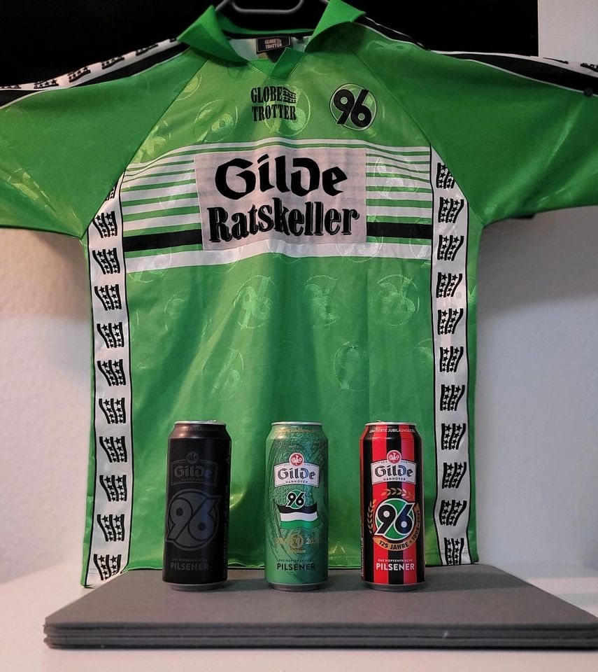 3x Hannover 96 Jubiläum Dose 125 70 Jahre Meisterschaft Trikot in Hannover