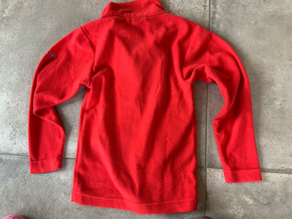 Northland Kinder Fleece Pullover rot 128 Top Zustand in Saaldorf-Surheim