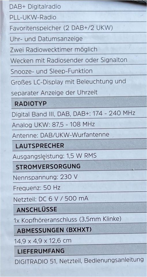 Radio / neu / digital / DAB+, DAB, FM in Greifswald