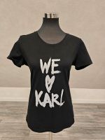 Karl Lagerfeld Shirt L 40 schwarz weiß We Love Karl Top tailliert Nordrhein-Westfalen - Weeze Vorschau