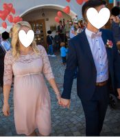 Festliches Kleid/ Umstandskleid/ Hochzeitskleid Spitze rosa rosé Bayern - Kraiburg am Inn Vorschau