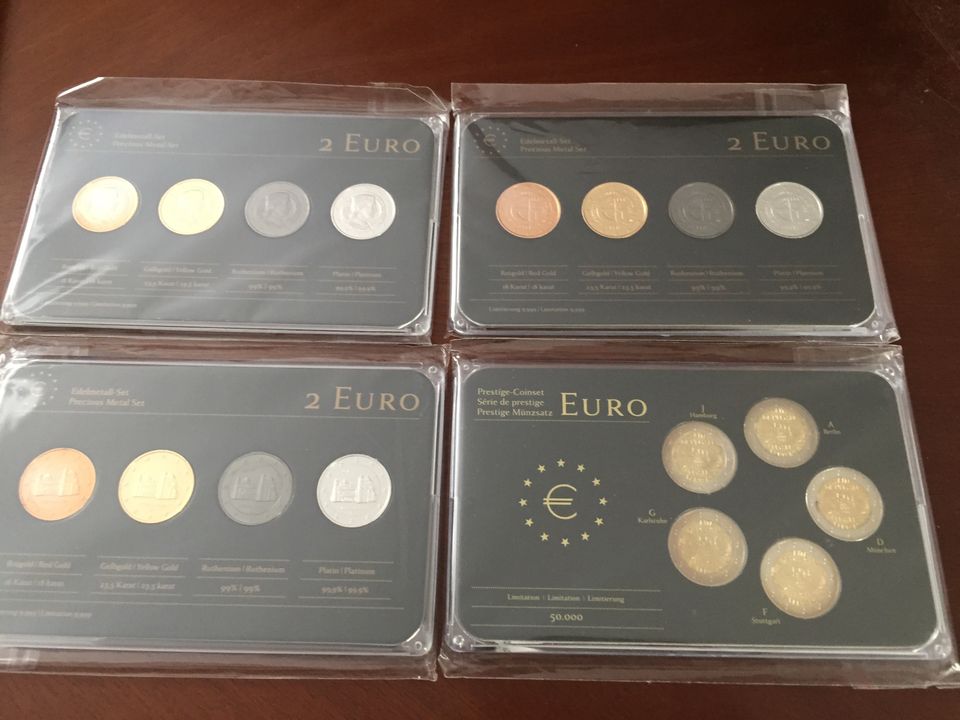 2€ GEDENKMÜNZEN Deutschland ADFGJ ST/PP u, weitere Euro Münzen in Potsdam