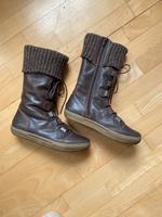 Neuwertige Deerberg Lederstiefel &  Lammfell Bayern - Memmingen Vorschau