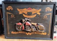 Harley Davidson Holz Bild - Vintage - Bayern - Augsburg Vorschau