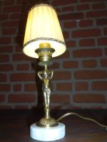 Messing/Marmor Tischlampe Lampe Engel Putto Antik Stil Baden-Württemberg - Lahr (Schwarzwald) Vorschau