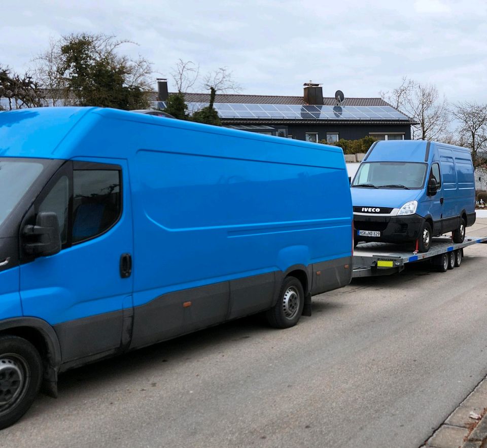 MIETEN Autotrailer XXL 8,10 m x 2,20 m AUCH MIT SPRINTER / TRANSPORTER / IVECO DAILY in Fremdingen