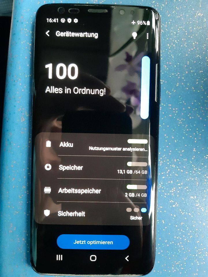 Samsung Galaxy S9 DUALSIM BLAU 64GB + Zubehör in Oberhausen