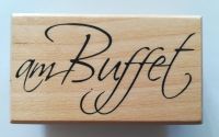 Holz-Stempel am Buffet 4 x 7 cm Konfirmation Taufe Hochzeit Niedersachsen - Bockhorn Vorschau