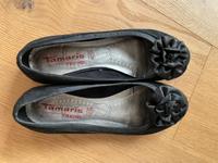 Tamaris Ballerinas schwarz mit Blume Grösse 38 Bayern - Rödental Vorschau