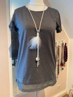 Basic TShirt NEU 36/38 grau Doppellagen Look Layer Bielefeld - Brackwede Vorschau