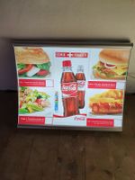 COCA COLA  Menüboard Speisenkarte Imbiss Döner Leuchtreklame Bayern - Ortenburg Vorschau