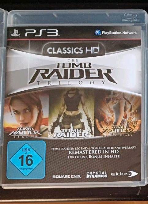 Ps3 + 2 Controller + 6 Spiele, Tomb Raider, Uncharted uw. in Peine