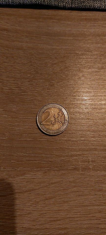2 Euro Münze mit Fehlprägung in Wipperfürth