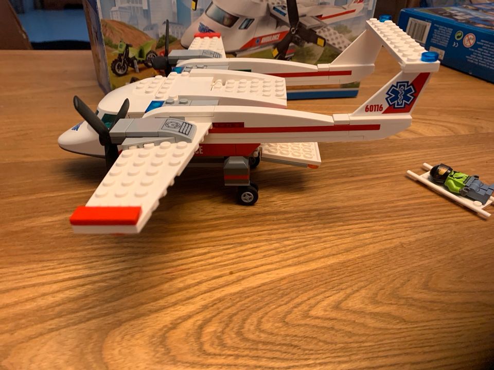 Lego City 60116 OVP Anleitung Rettungsflugzeug in Stolpe