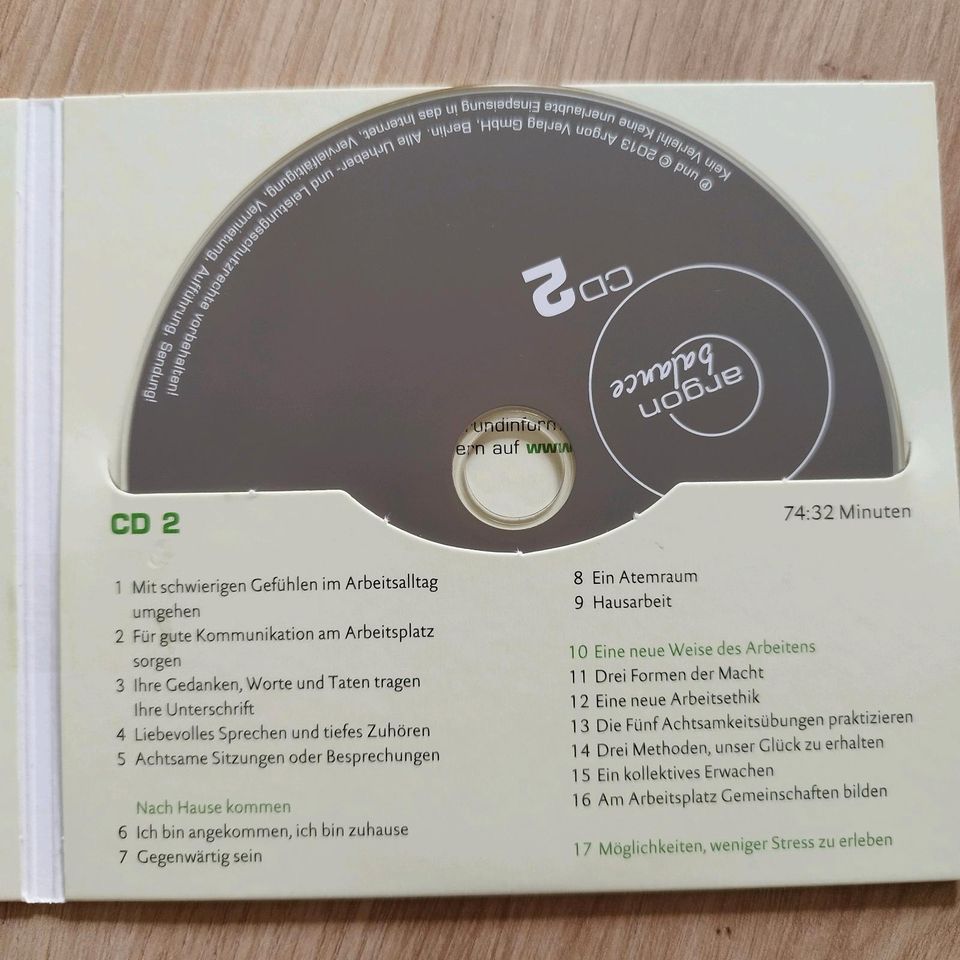 Thich Nhat Hanh, achtsam arbeiten, achtsam leben, Doppel CD in Lüneburg