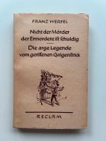 Franz Werfel, Nicht der Mörder, der Ermordete ist schuldig/ Die a Dortmund - Innenstadt-Ost Vorschau