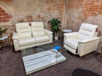 - 60% SOFANELLA Elektr. Leder Sofa Couch 2 Sitzer inkl. Sessel Set aus edlem Rindsleder inkl. USB Anschluss Berlin - Neukölln Vorschau