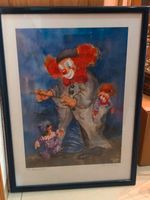 Clown/Puppenspieler-Poster im blauen Rahmen Kr. Dachau - Petershausen Vorschau