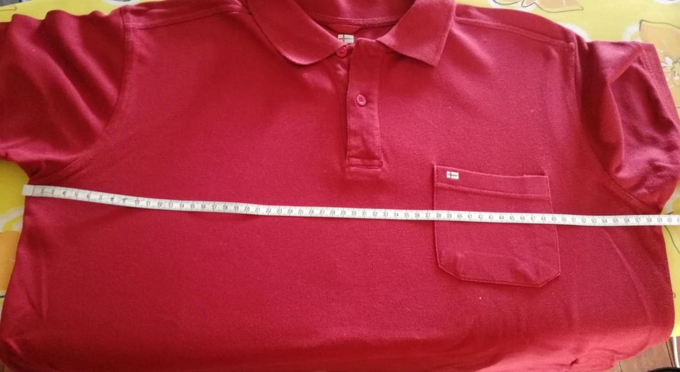 Herren Greystone Polo Shirt, Gr. M., Rot, NEU in Essen