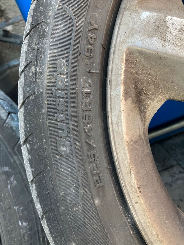 Opel Alufelden Sommerreifen 255/45 R17 in Stockstadt