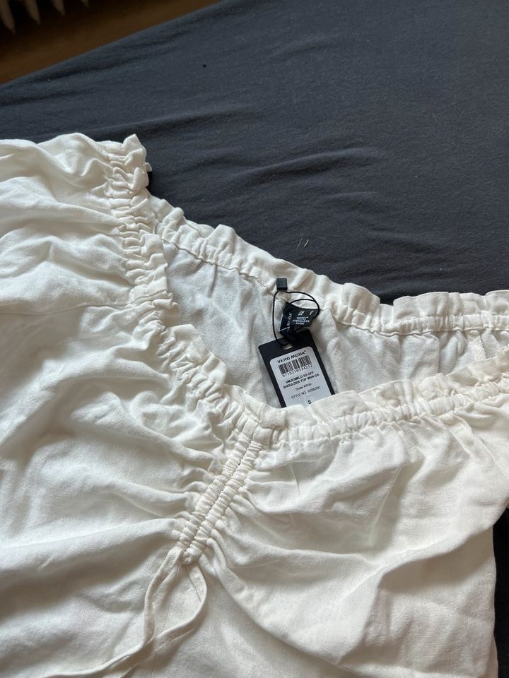 Vero moda Bluse neu mit Etikett rüschen s weiß Creme in Dortmund