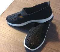 Slip-on Sommerschuhe Gr. 39, schwarz, neu Schleswig-Holstein - Stuvenborn Vorschau