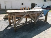 Holztisch zu verschenken, zeitige Abholung sonst ist Säge dran Bayern - Karsbach Vorschau