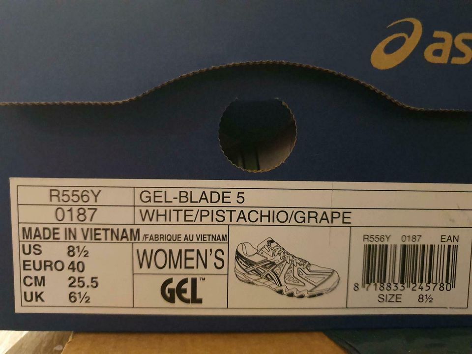 Asics Gel Blade 5 Squashschuhe Damen Gr. 40 Neu in Herdecke