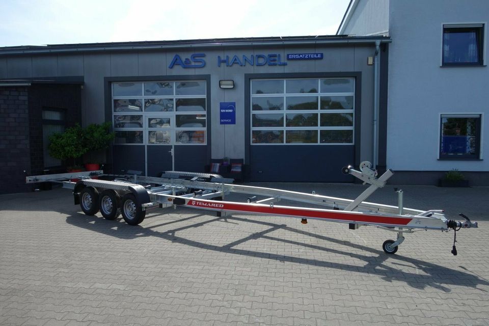 Temared B35/3 Bootstrailer Bootsanhänger Alu Anhänger 3500 kg 3,5 in Emsbüren