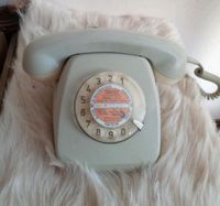 Telefon mit Wählscheibe Deko grau retro vintage Saarland - Wadern Vorschau