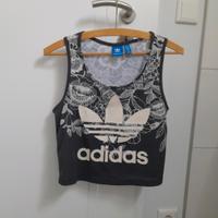 adidas Top Gr. 38 schwarz Blume Flower floral Tattoo Niedersachsen - Emden Vorschau